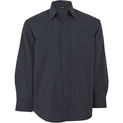 Mens Quest Lounge Long Sleeve NavyWhite